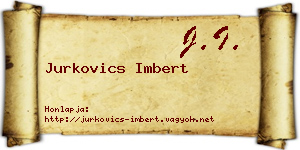Jurkovics Imbert névjegykártya